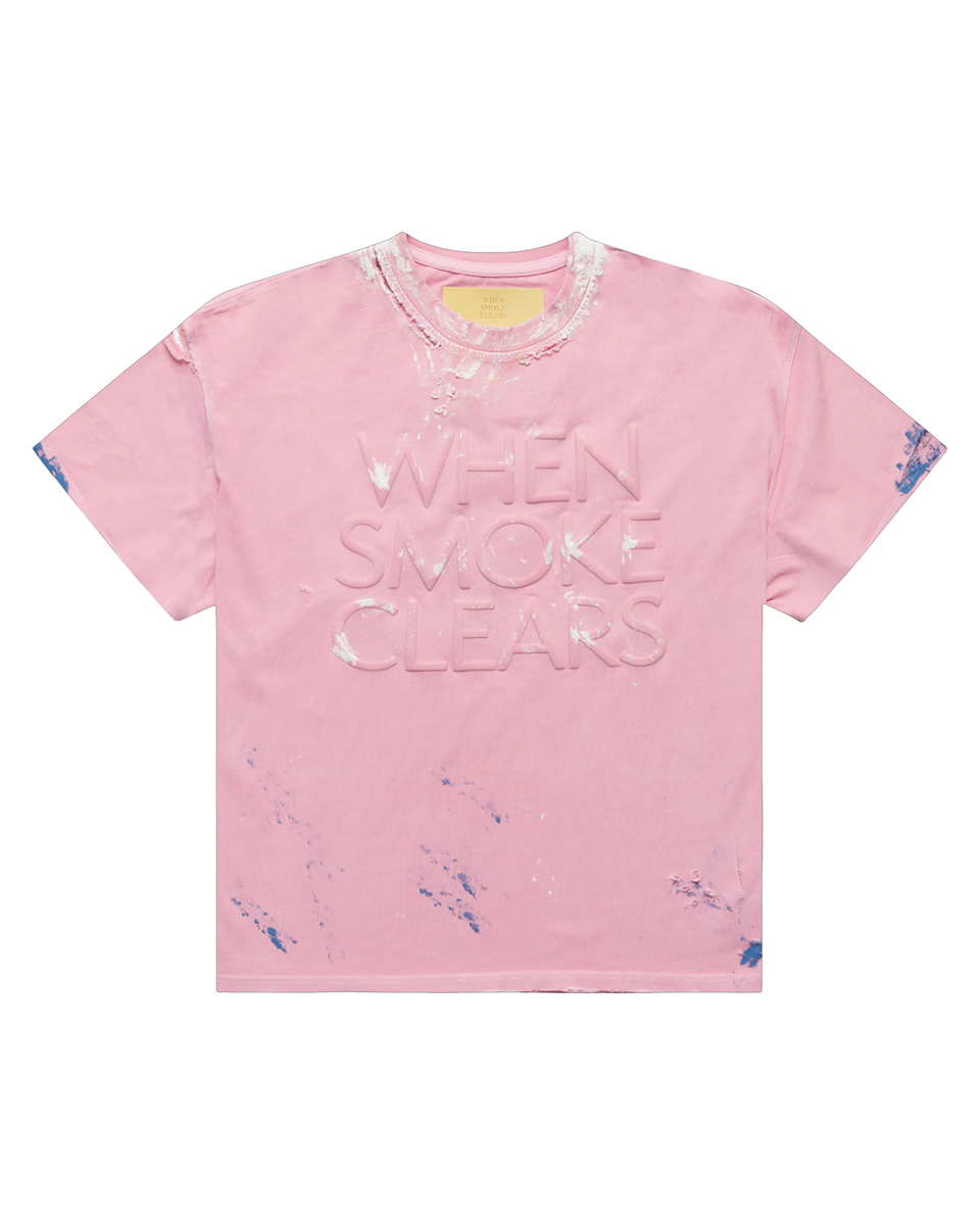 PAINT THRASHED TEE W.S.C