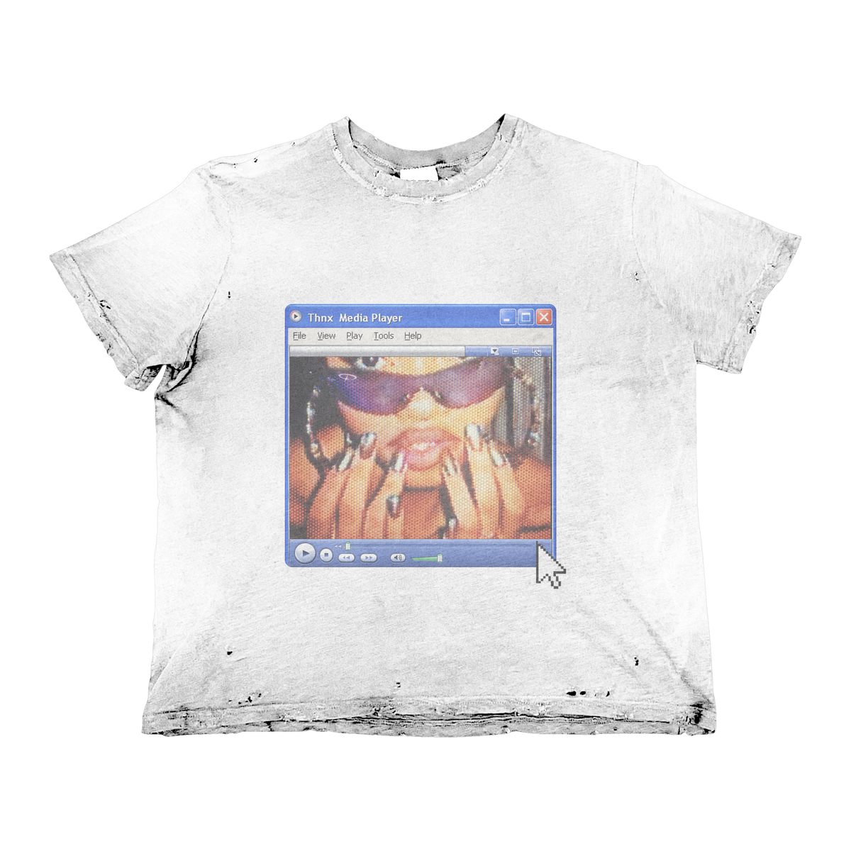 THNX MEDIA TEE THNX FOR NOTHING