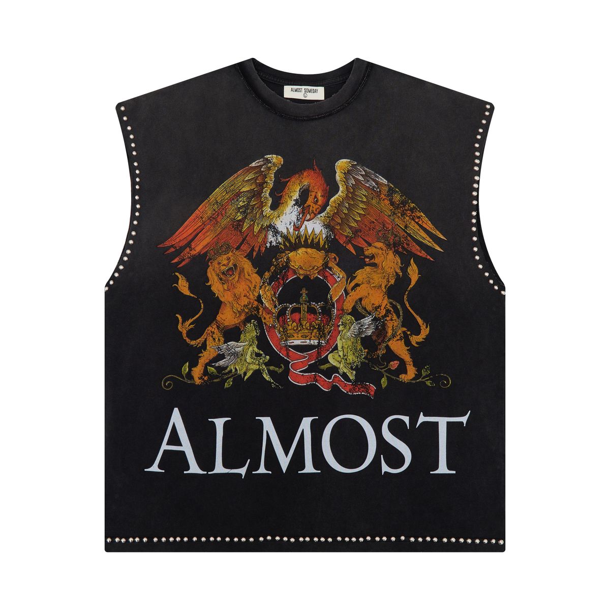 CROWNED CUT OFF TEE ALMOST SOMEDAY