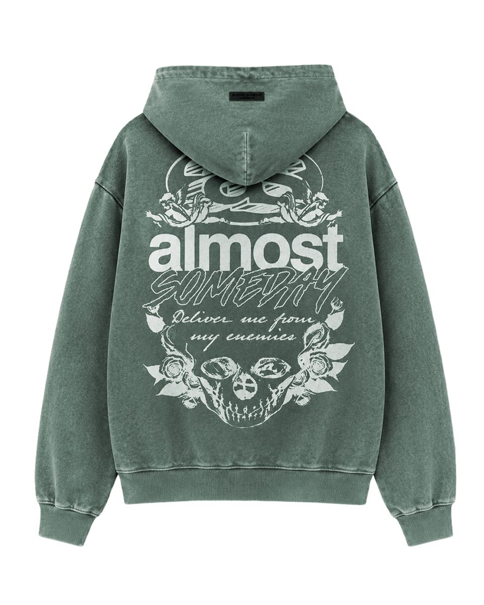ENEMIES ZIP UP HOODIE ALMOST SOMEDAY
