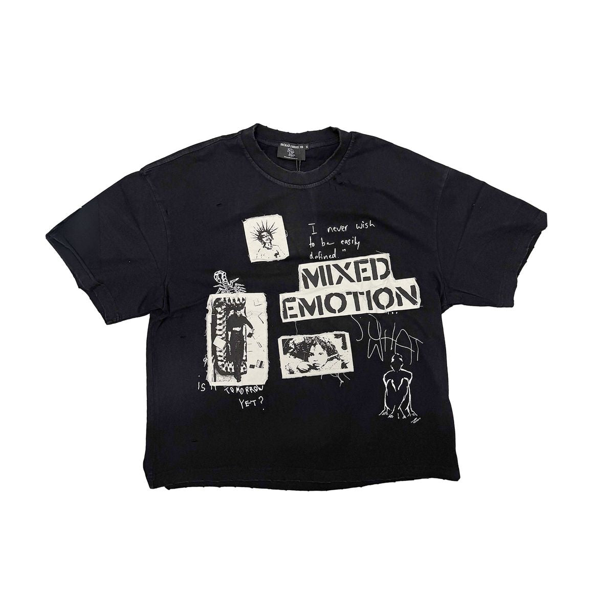 STAMPED TEE MIXED EMOTION