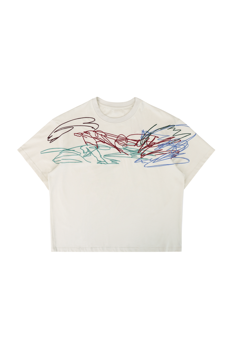 CRAYON SCRIBBLE TEE WNTD