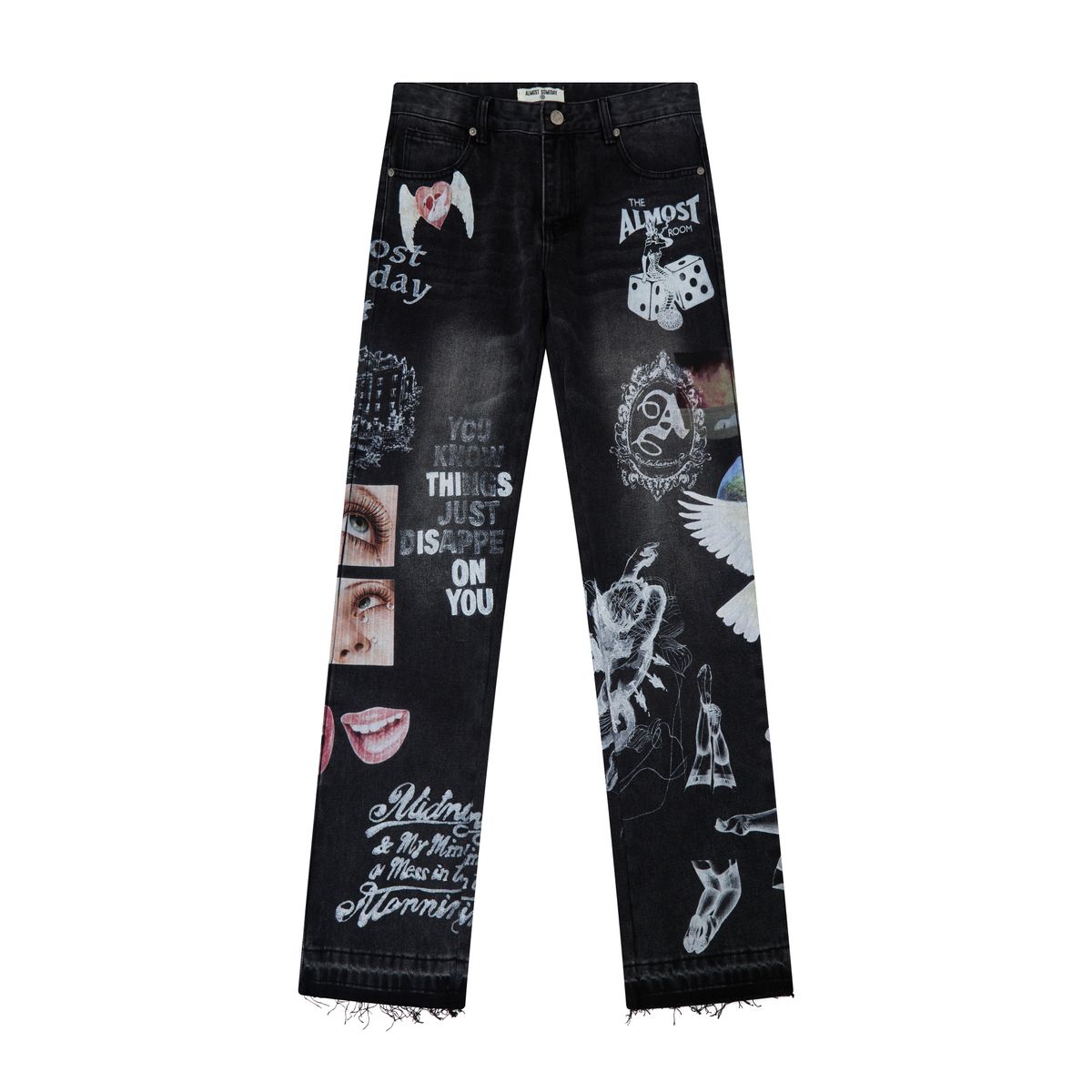 GALLERY DENIM PAINT JEAN ALMOST SOMEDAY