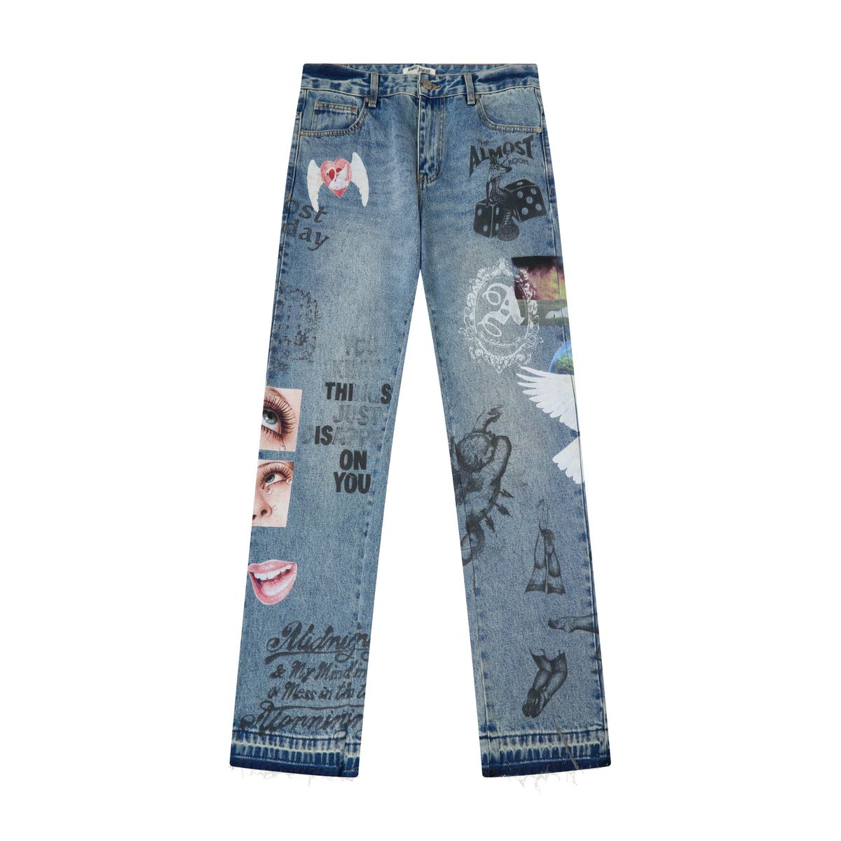 GALLERY DENIM PAINT JEAN ALMOST SOMEDAY