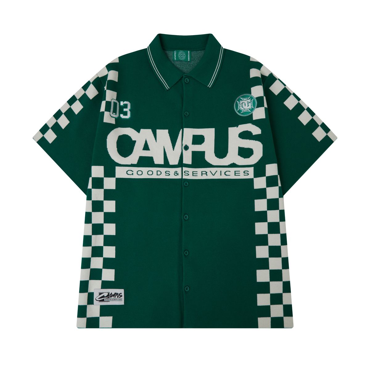 CHECKERED JACQUARD SHIRT CAMPUS GOODS