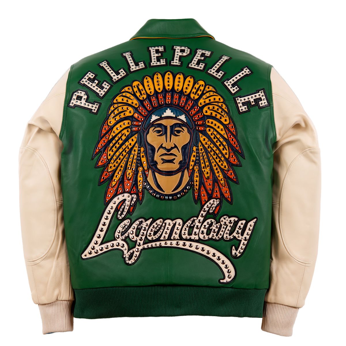 PELLE PELLE LEGENDARY JACKET STUD AND RHINESTONES