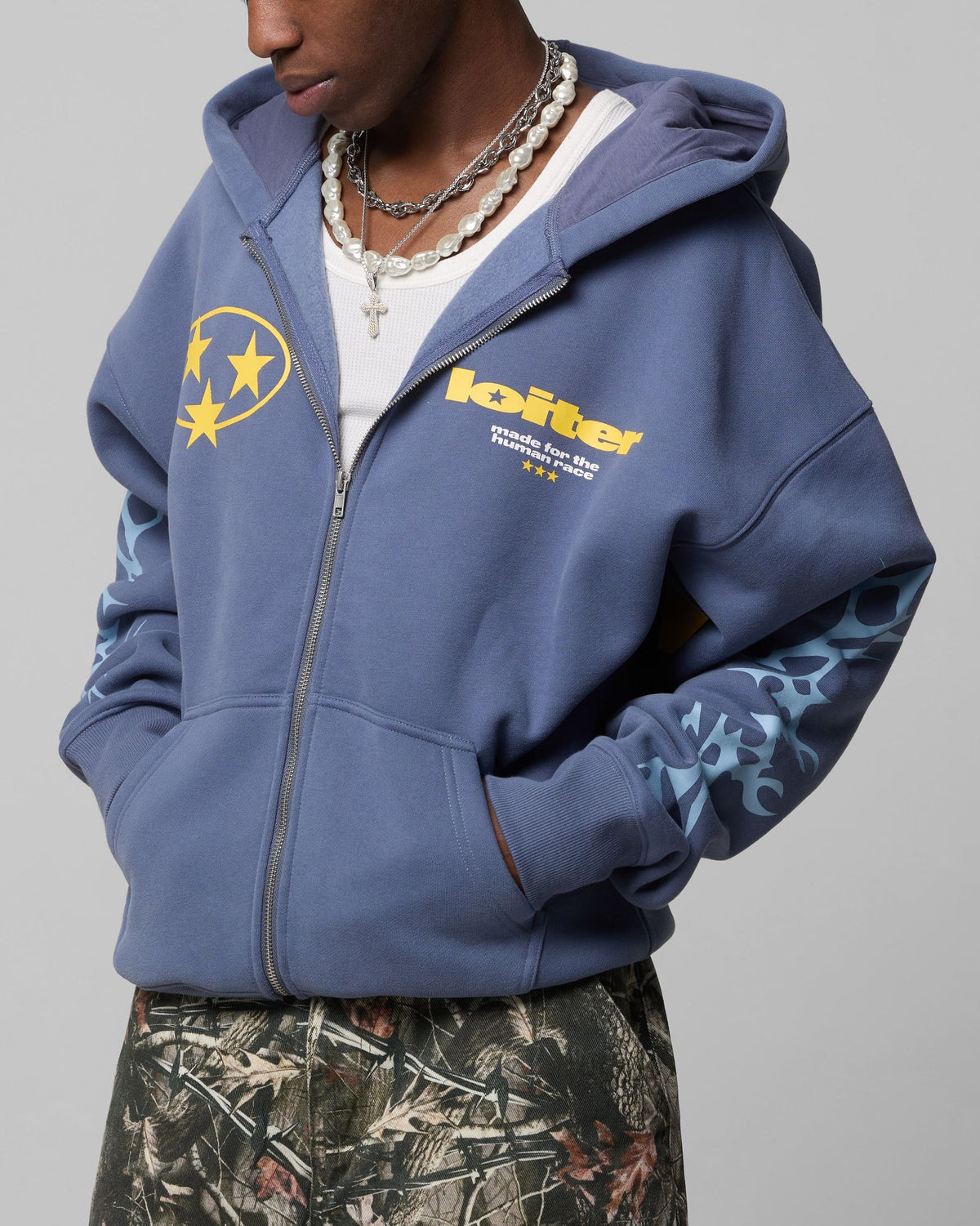 SOLAR ZIP HOODIE LOITER