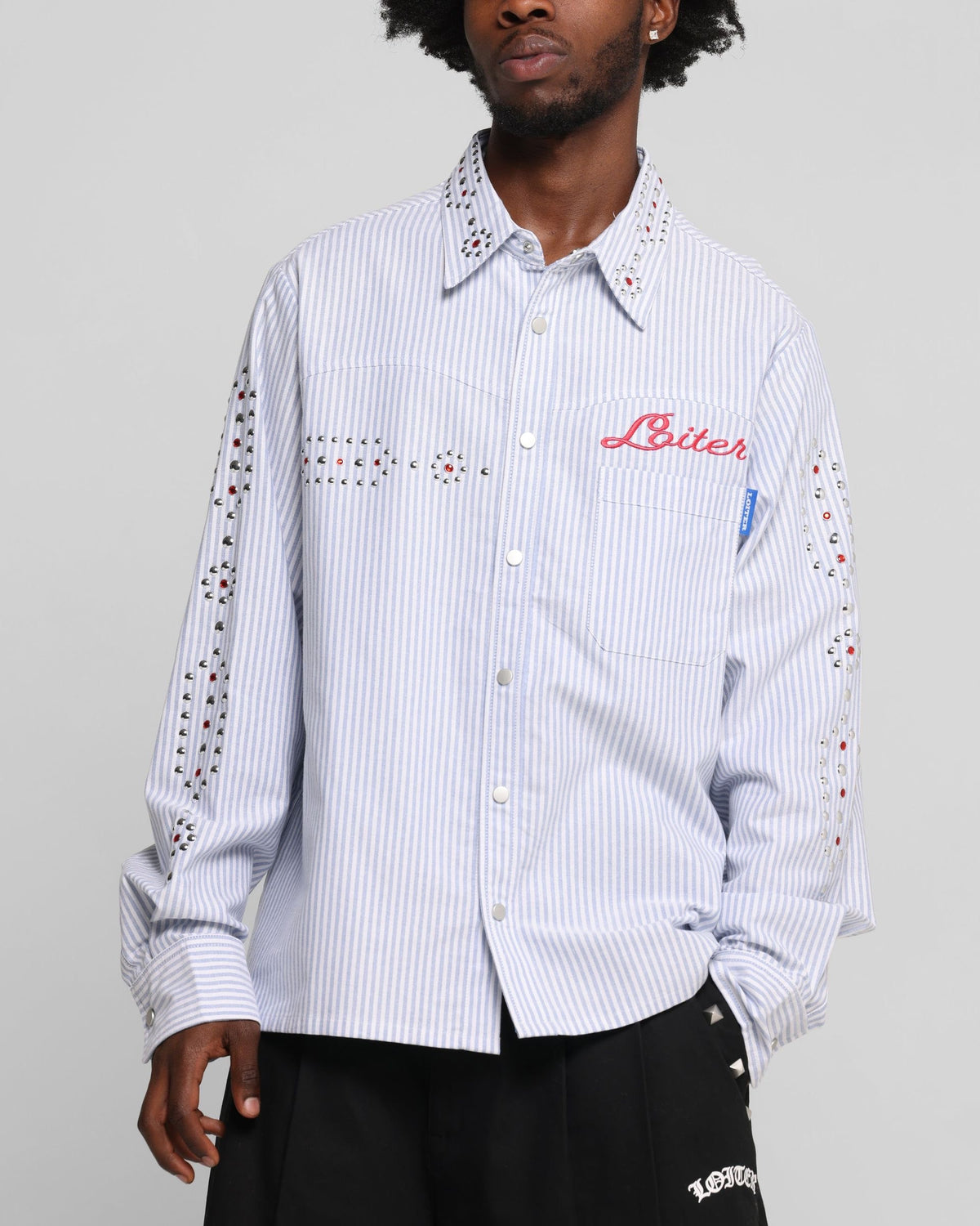 LONG SLEEVE WESTERN BUTTON UP LOITER