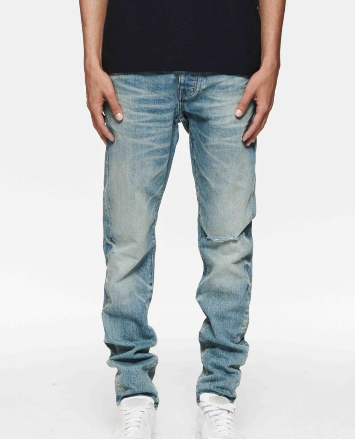 Purple Brand, P001 Skinny Jean, Mid Indigo, Front