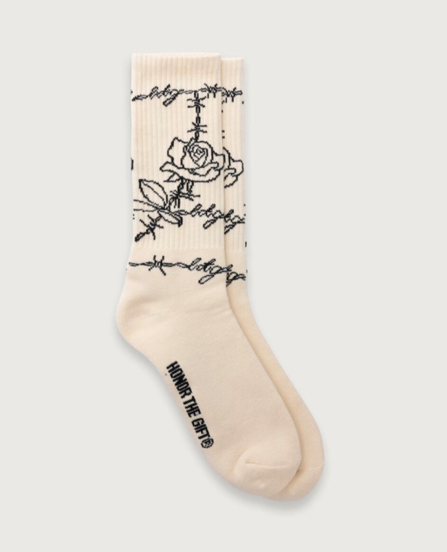 ROSE WIRE SOCK HONOR THE GIFT