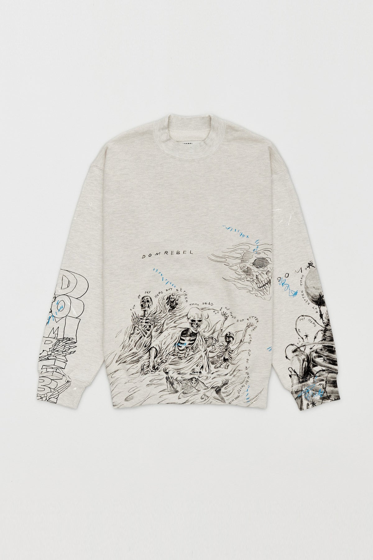 BONES SWEATSHIRT DOMREBEL