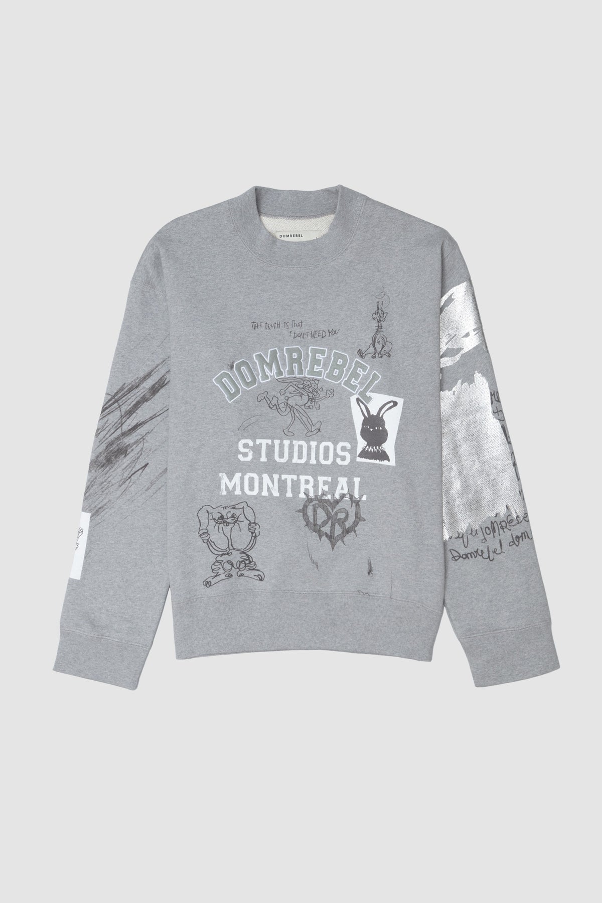 COLLEGE SWEATSHIRT DOMREBEL