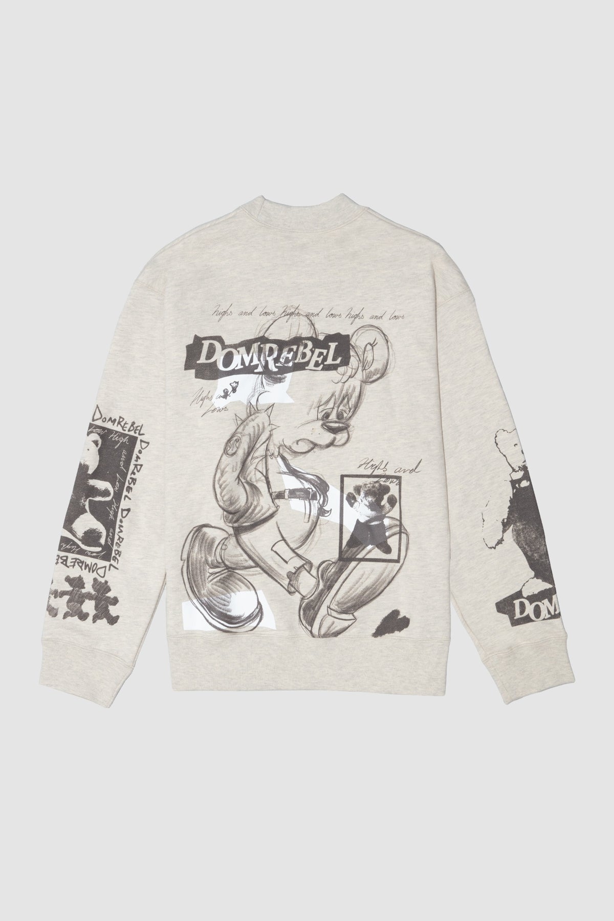 HIGH LOW SWEATSHIRT DOMREBEL