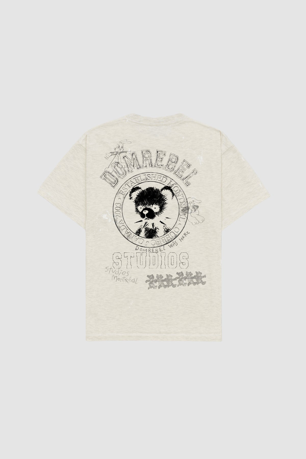 VARSITY BEAR TEE DOMREBEL