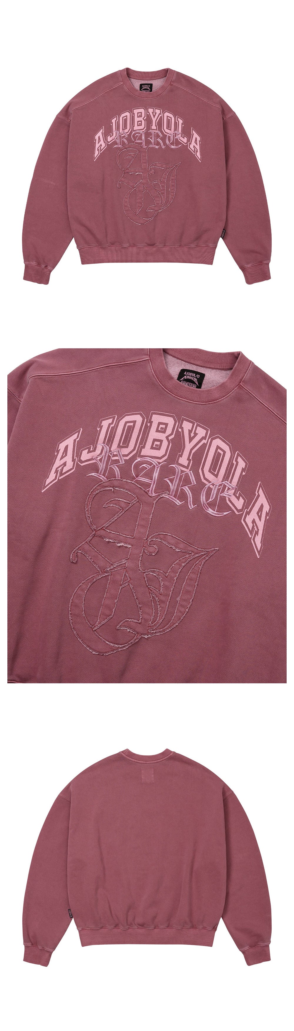 RARE UNIVERSITY WASHED SWEATSHIRT AJOBYAJO