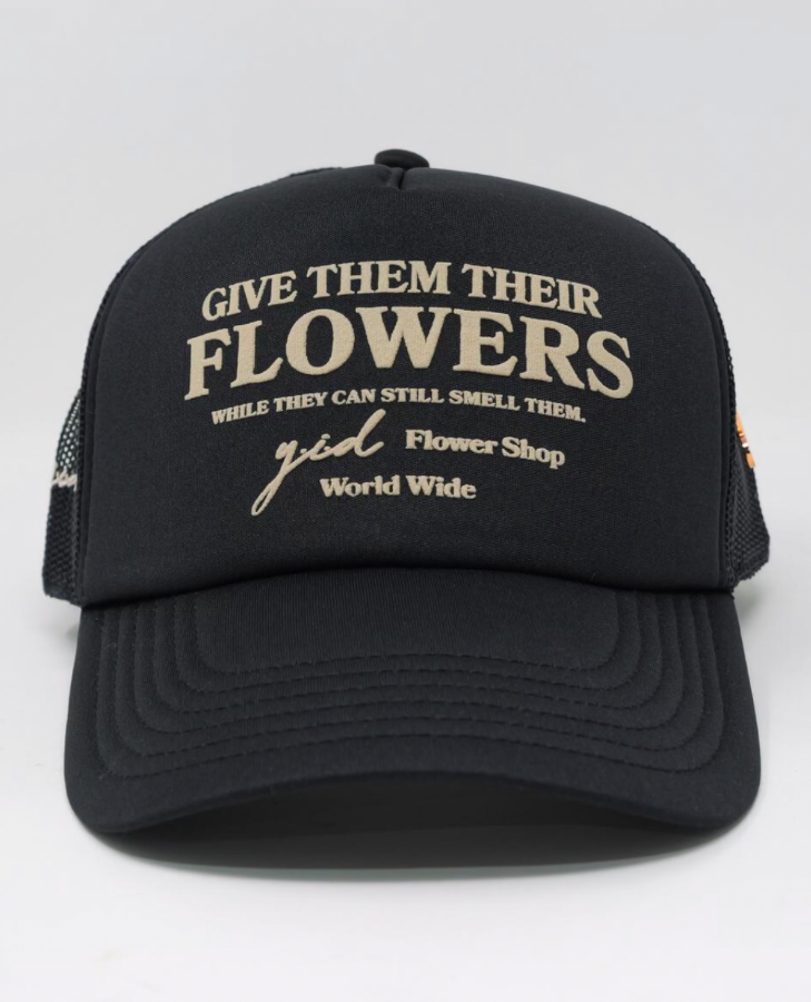 FLOWER SHOP TRUCKER HAT Y.I.D