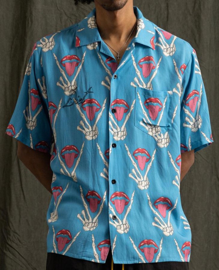 MIDNIGHT SNACK BUTTON DOWN DSM