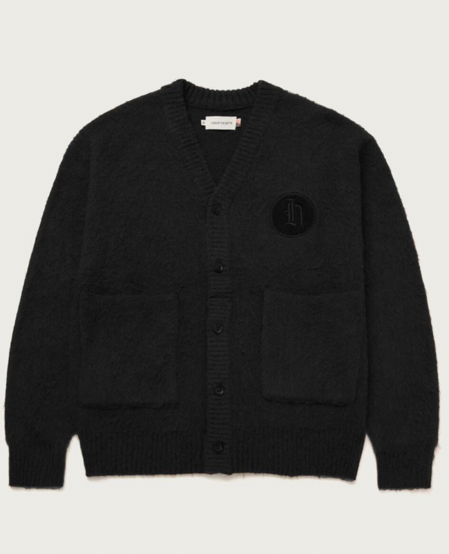 STAMPED PATCH CARDIGAN HTG
