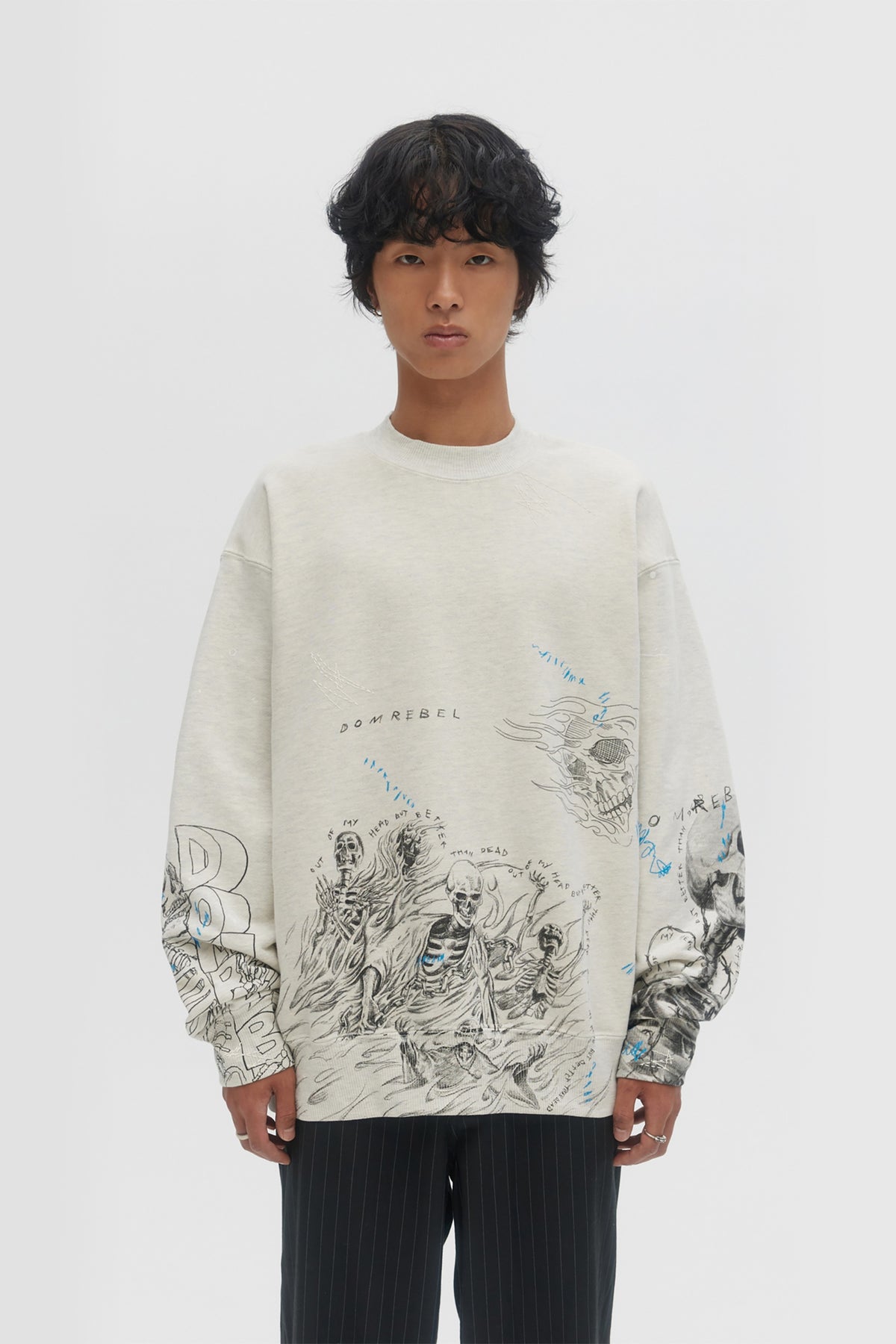 BONES SWEATSHIRT DOMREBEL