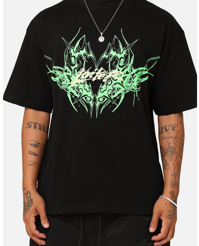 LOVE AND TEARS OVERSIZED DROP SHOULDER TEE TOXICITY