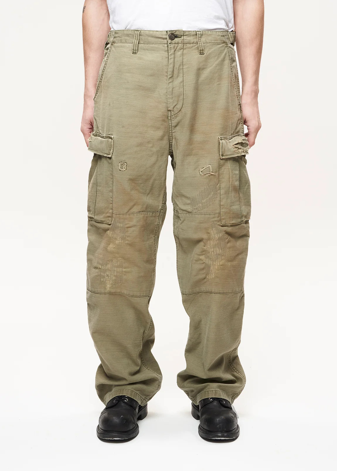 CARGO TROUSER - MIDORI GOLD LEAF REPAIR