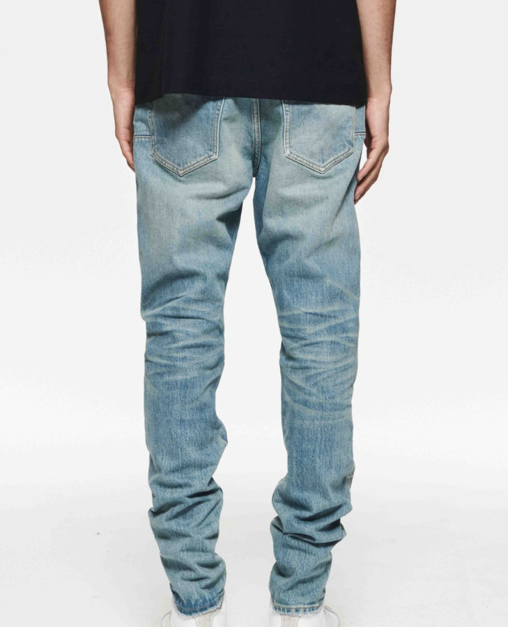 Purple Brand, 001 Skinny Jean, Mid Indigo, Back
