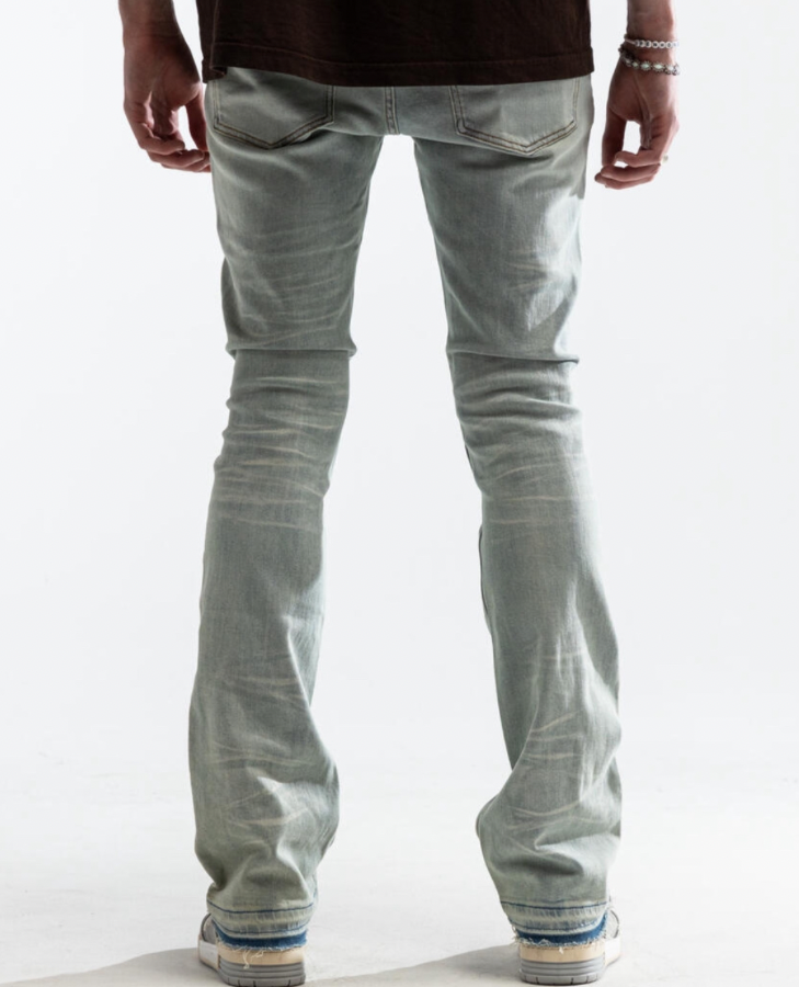 RISPETTO FLARE DENIM EMBELLISH