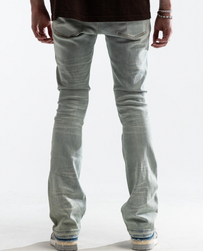 RISPETTO FLARE DENIM EMBELLISH
