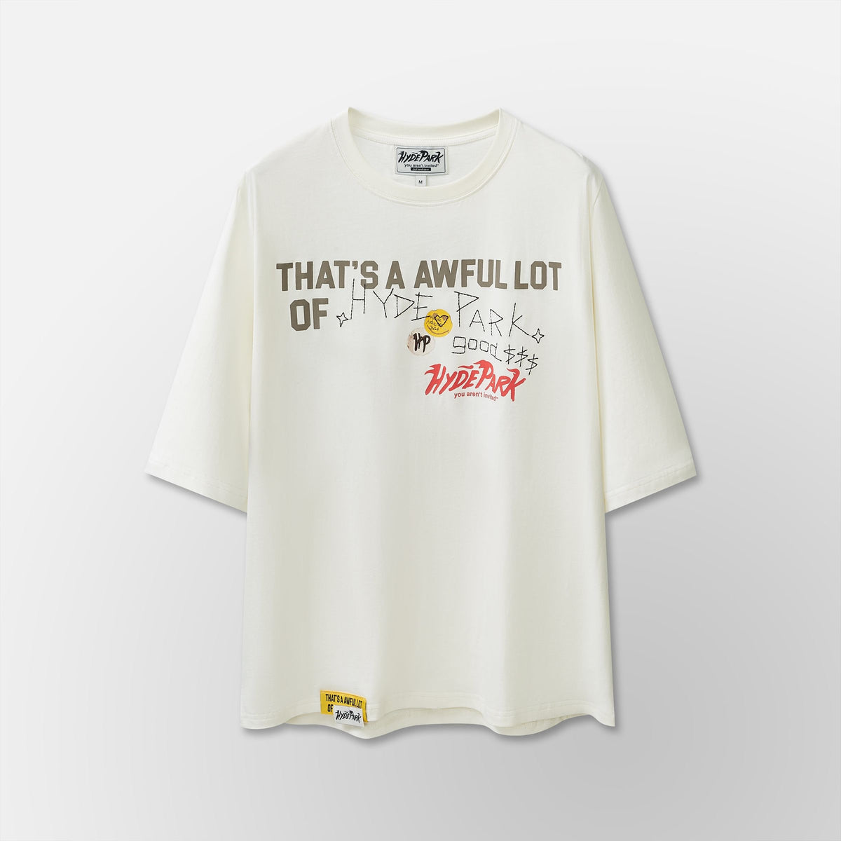 ALOCS STICKERED UP TEE HYDE PARK