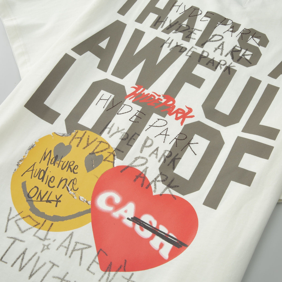 ALOCS STICKERED UP TEE HYDE PARK