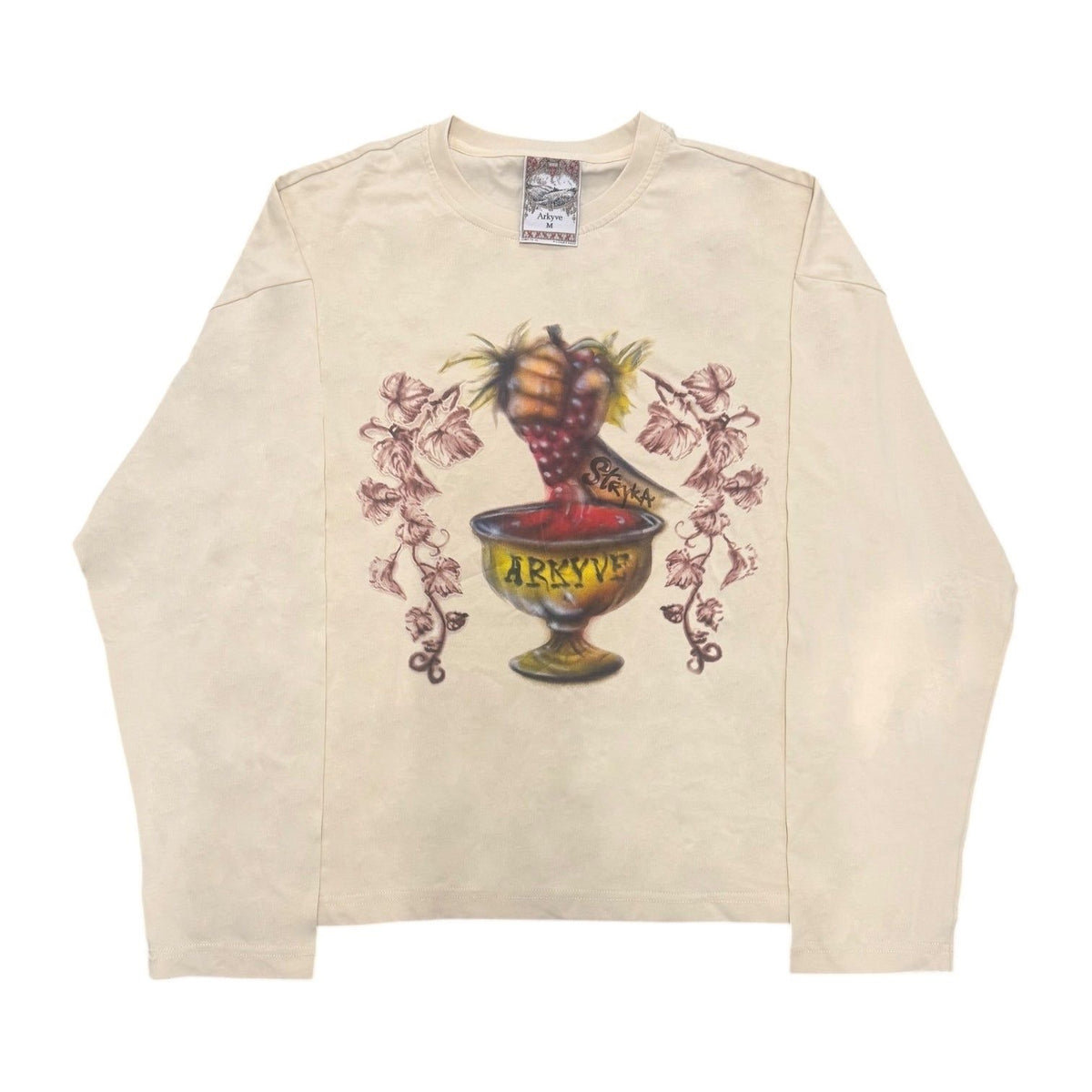 ARKYVE X STRYKA WINE LABEL LS TEE