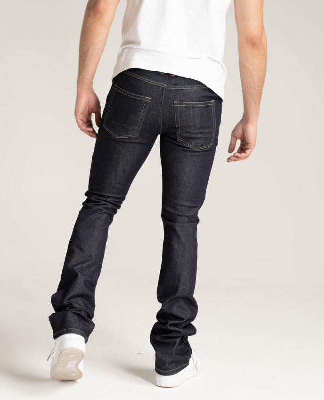 RAW STRETCH STACK DENIM