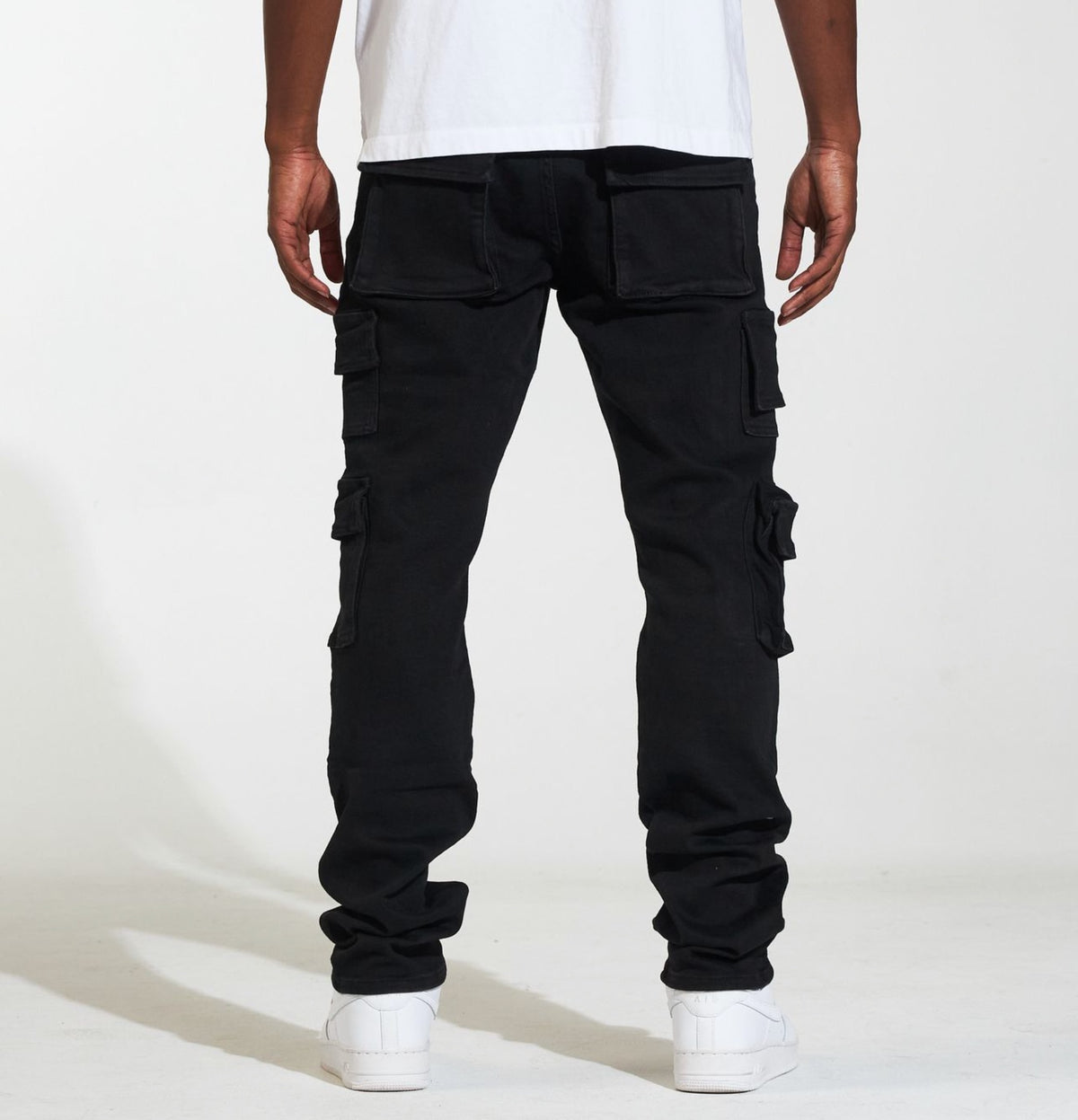 NELSON CARGO PANT CRYSP DENIM