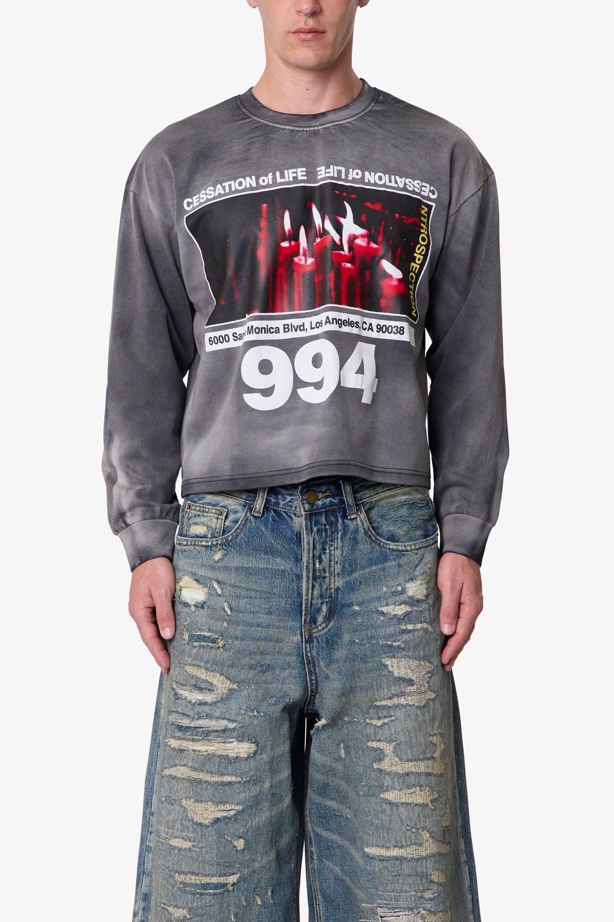 CESSATION OF LIFE L/S TEE MNML