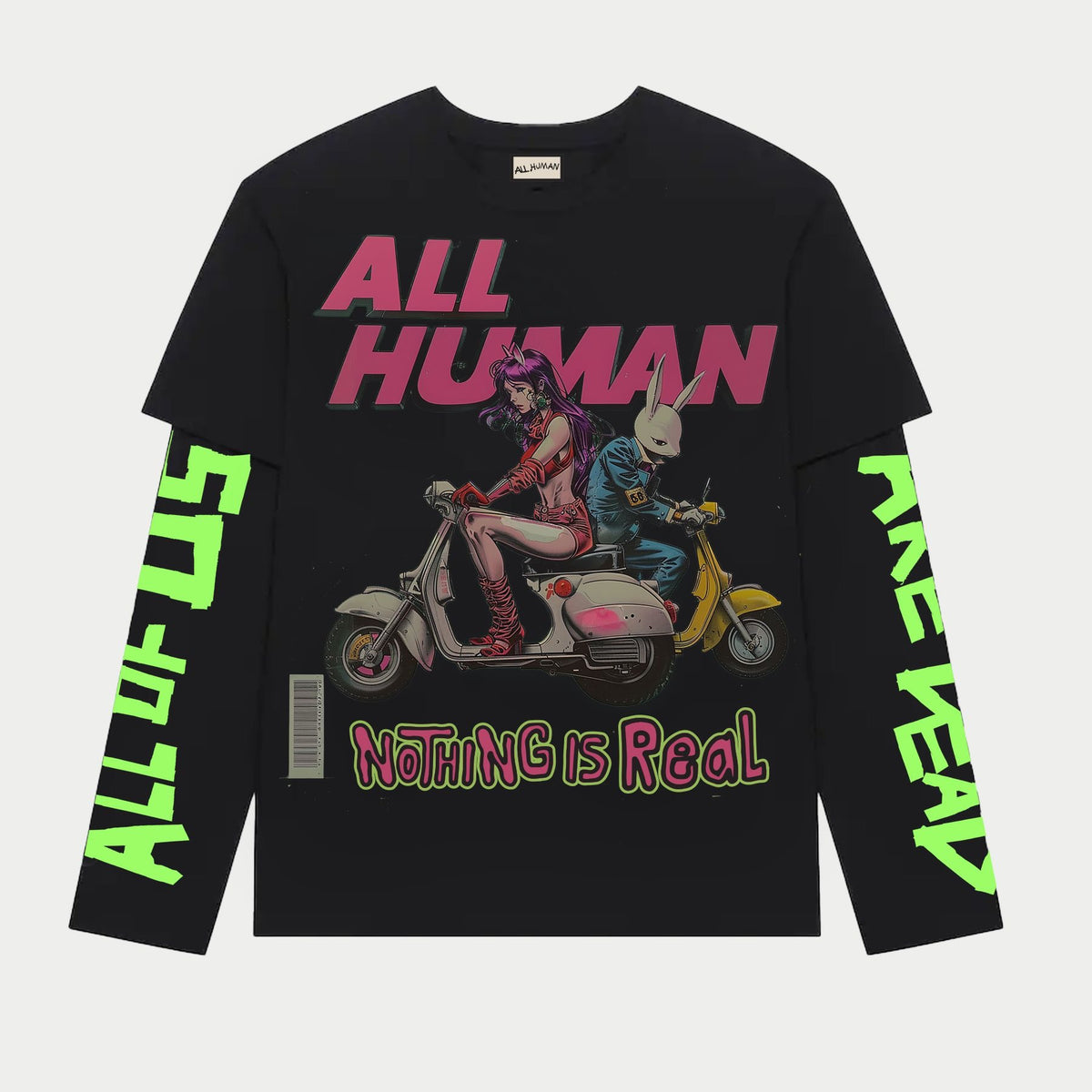 CHASING PU$$Y LONG SLEEVE ALL HUMAN