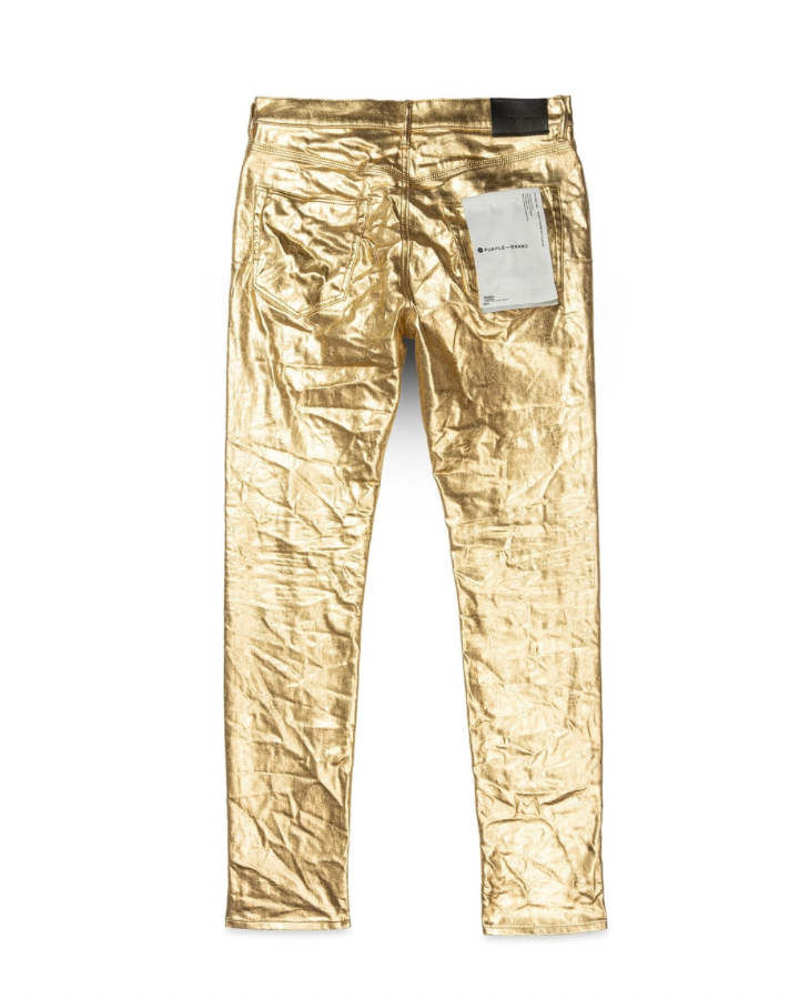 PURBLE BRAND, P001 SKINNY JEAN, GOLD, YELLOW, FRONT