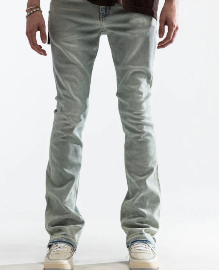 RISPETTO FLARE DENIM EMBELLISH