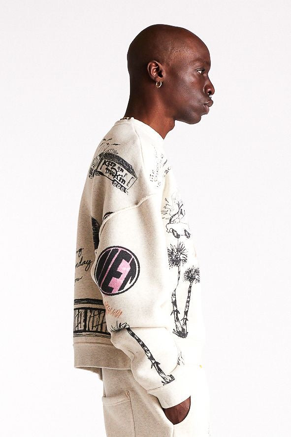 DOODLE CREWNECK SWEATSHIRT DSM