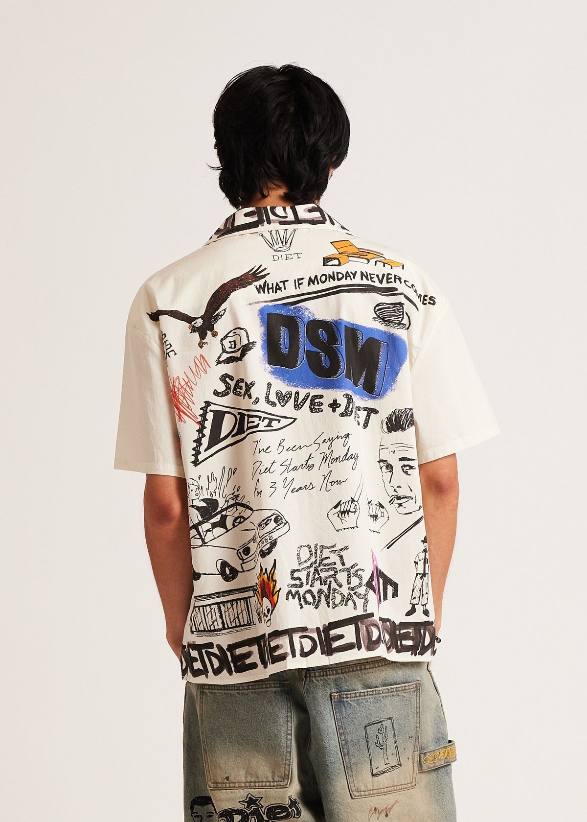 DOODLE BUTTON UP SHIRT DSM