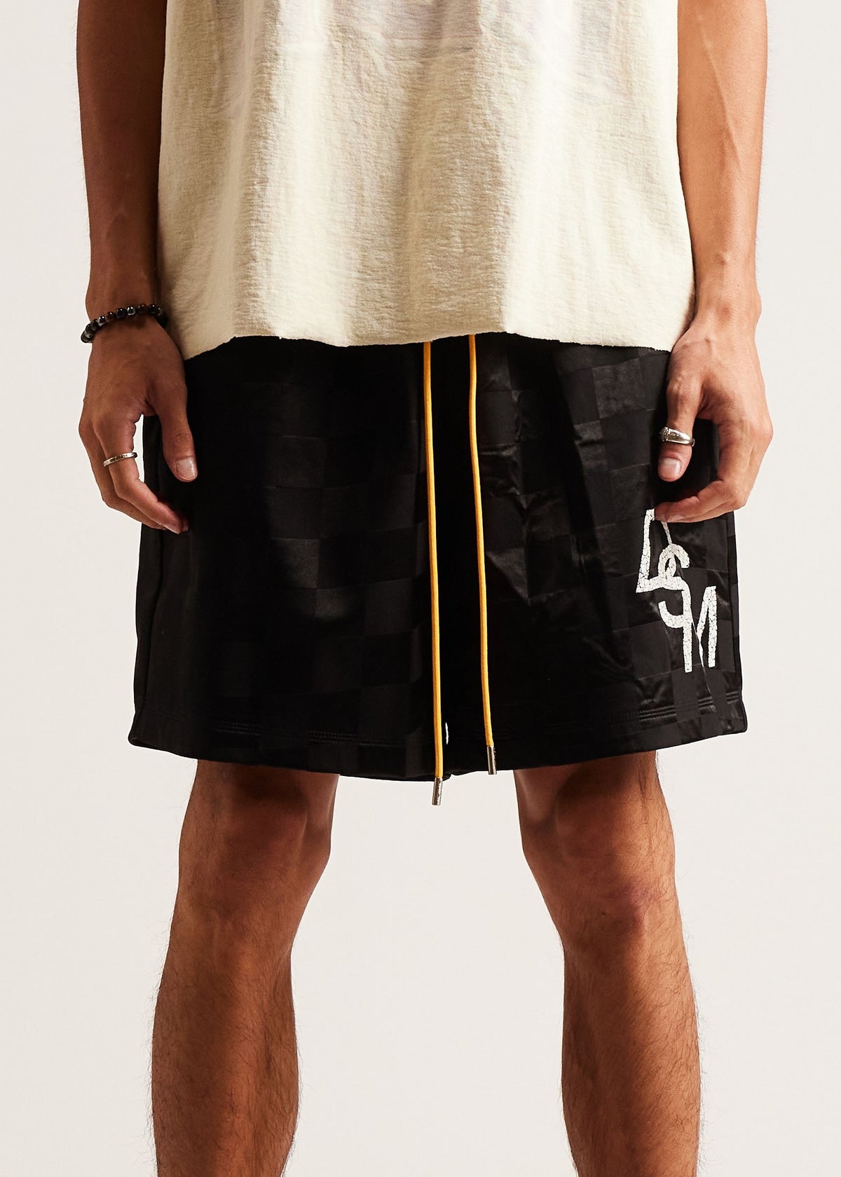 CHECKERED NYLON SHORT DSM