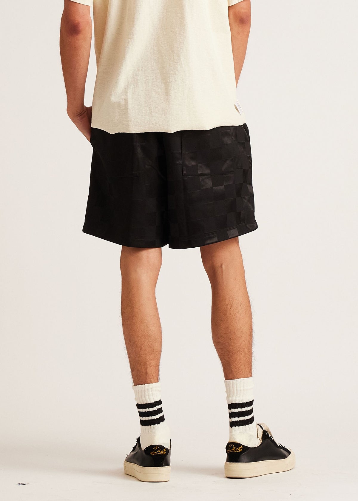 CHECKERED NYLON SHORT DSM