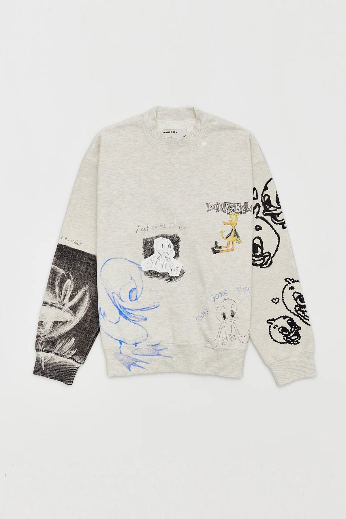 BEAKER SWEATSHIRT DOMREBEL
