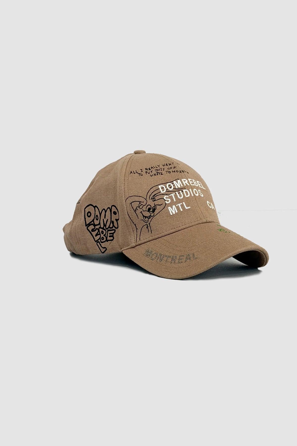 SKETCH BUNNY BASEBALL HAT DOMREBEL