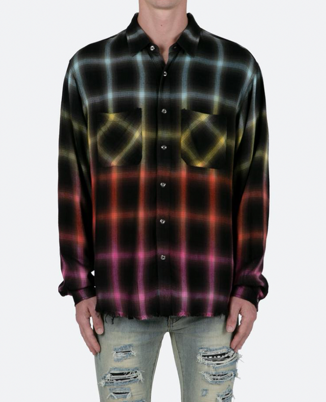 OMBRE FLANNEL SHIRT MNML