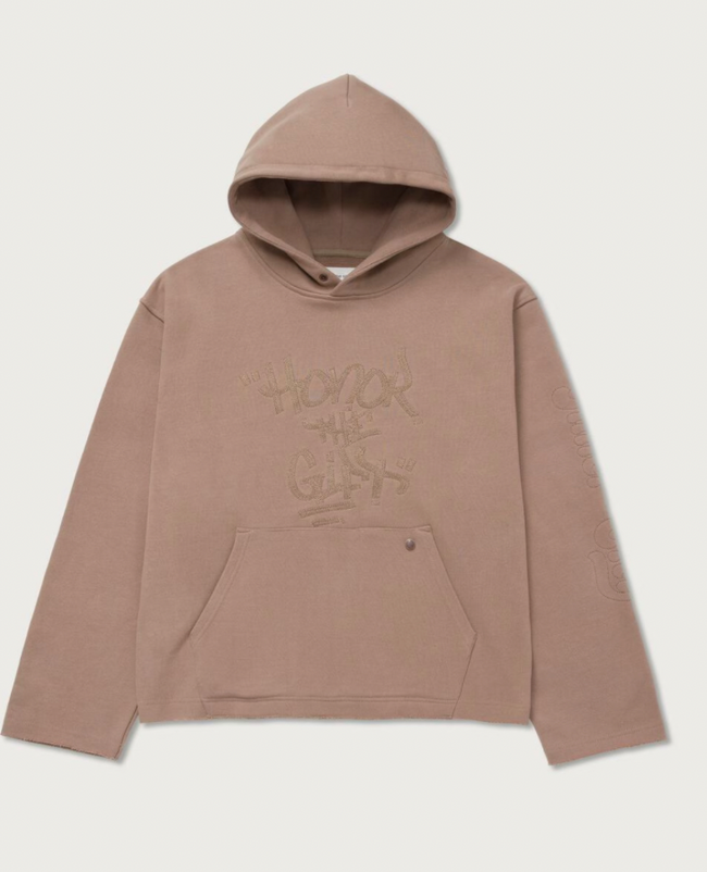 FALL SCRIPT EMBROIDERED HOODIE HTG