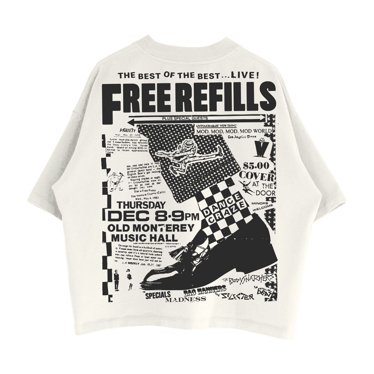 FLYER TEE FREE REFILLS