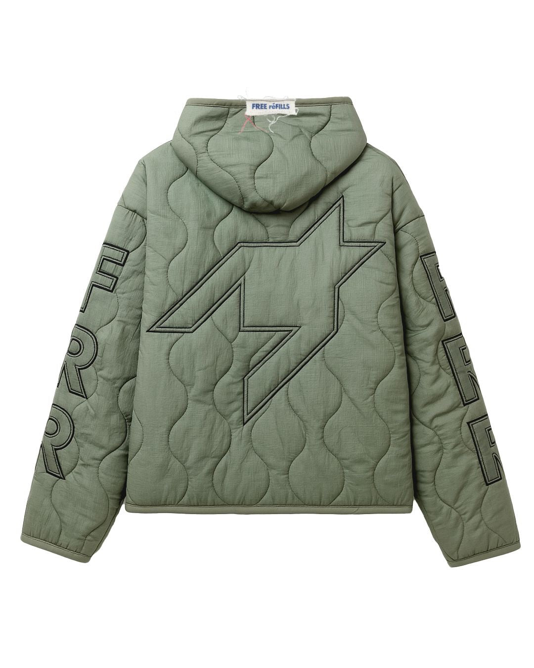 NYLON QUILTED ZIP JACKET FREE REFILLS