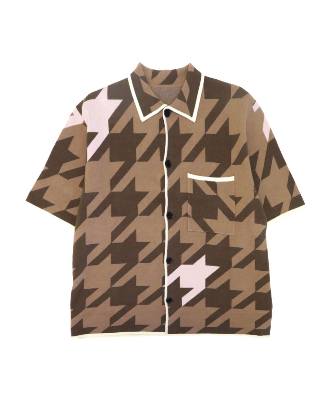 CHECK JACQUARD BUTTON UP SHIRT FREE REFILLS