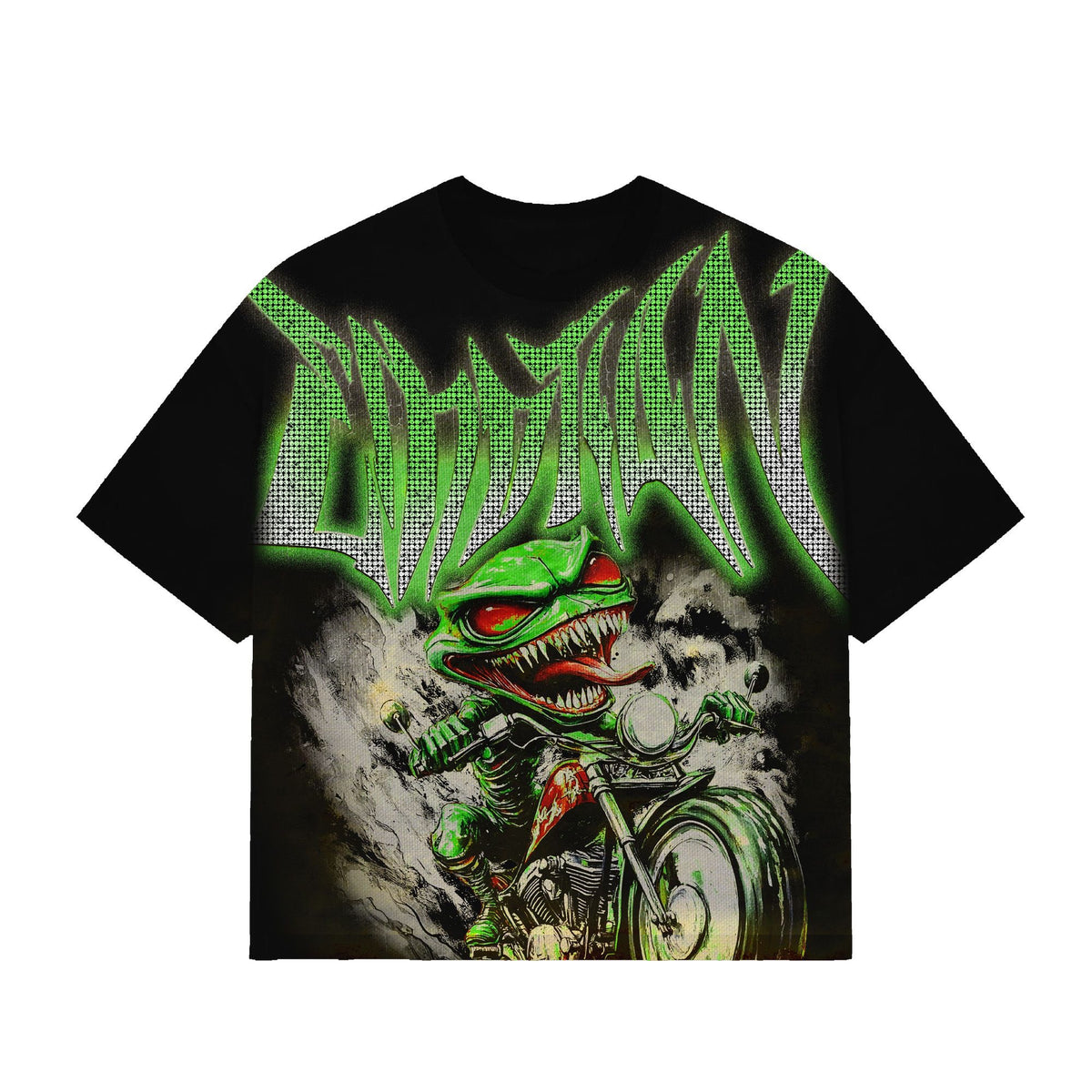 GOBLIN RHINESTONE TEE MIXED EMOTION