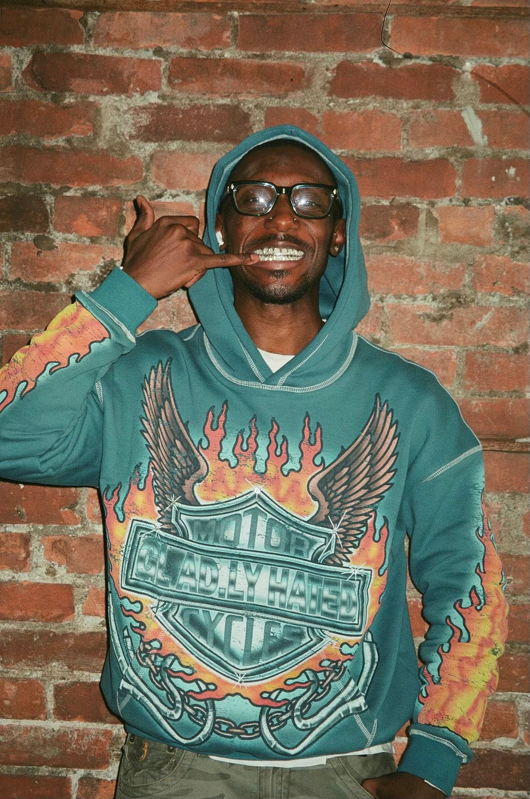 GLADLY HATED HOODIE GLAD TIDINGS